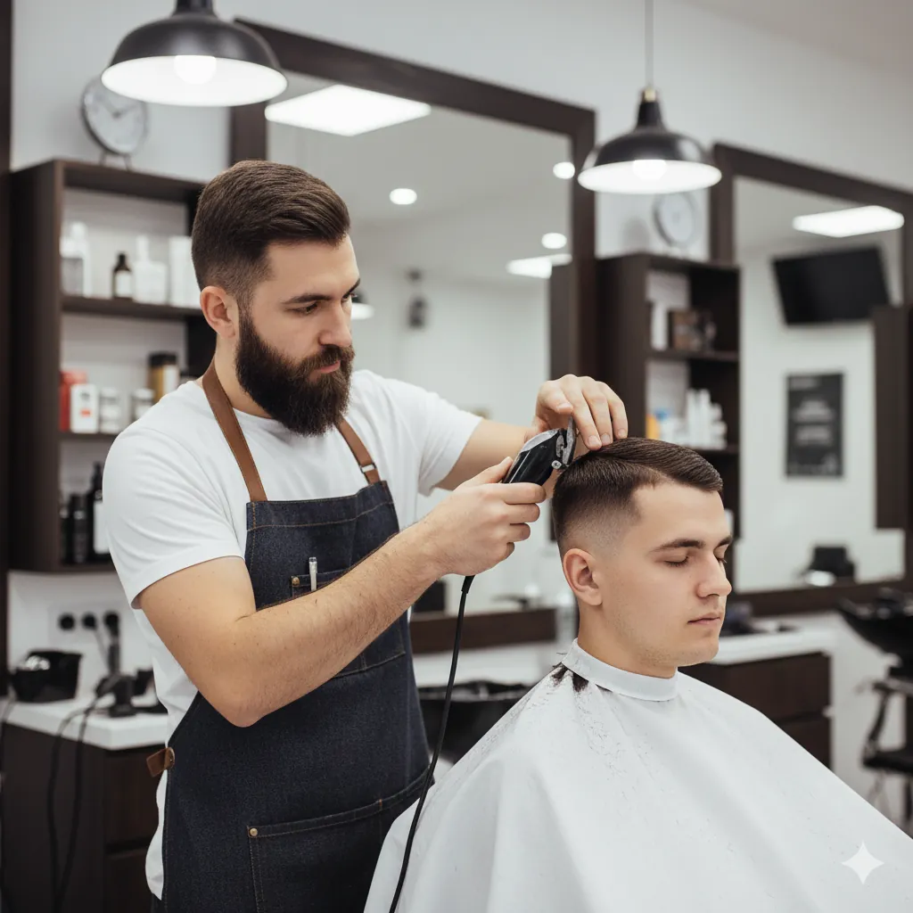 Imagem do serviço: Corte Máquina com um só número